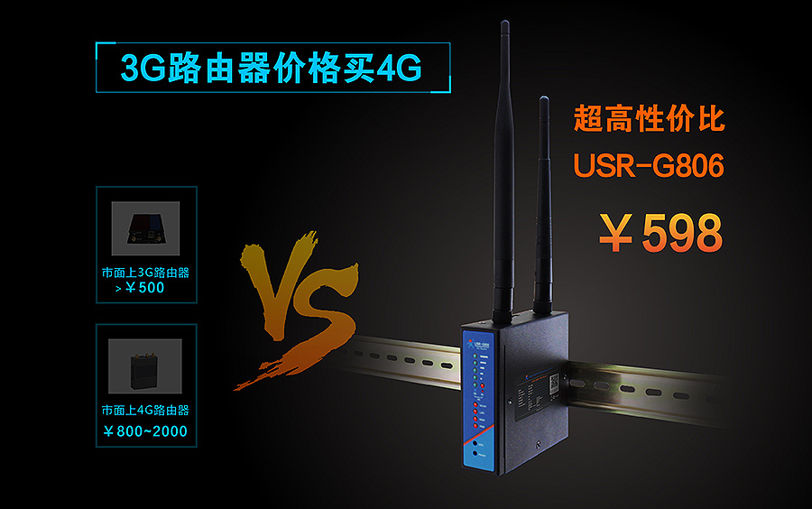3G/4G工业无线路由器高性价比对比说明 3G/4G工业无线路由器高性价比对比说明