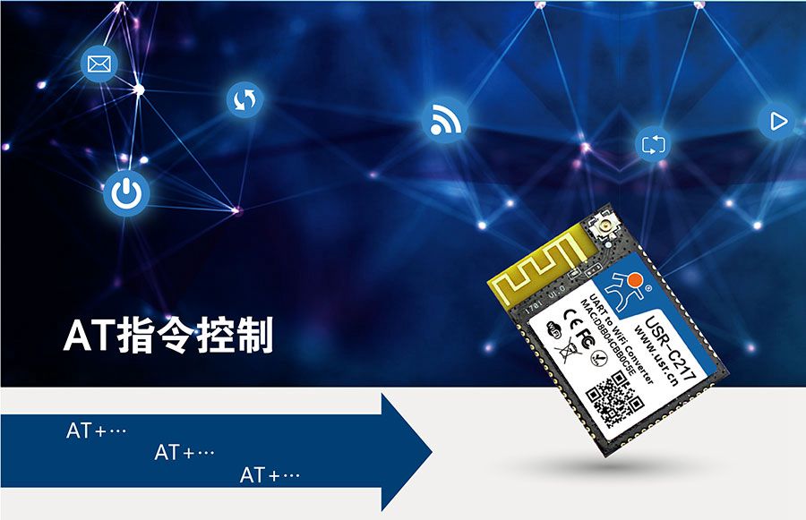 低功耗嵌入式串口转WIFI模块:AT模式 低功耗嵌入式串口转WIFI模块:AT模式